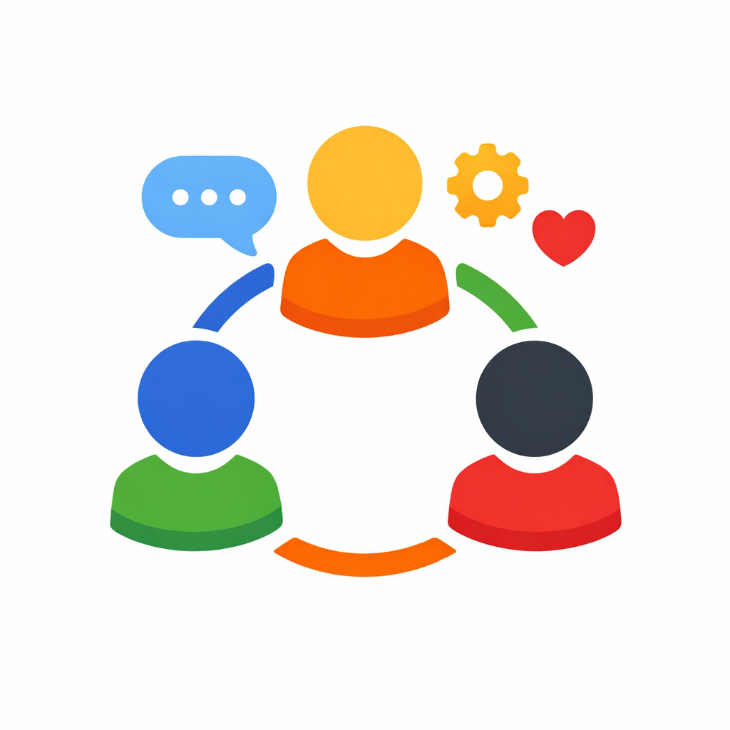 Community and collaboration icon