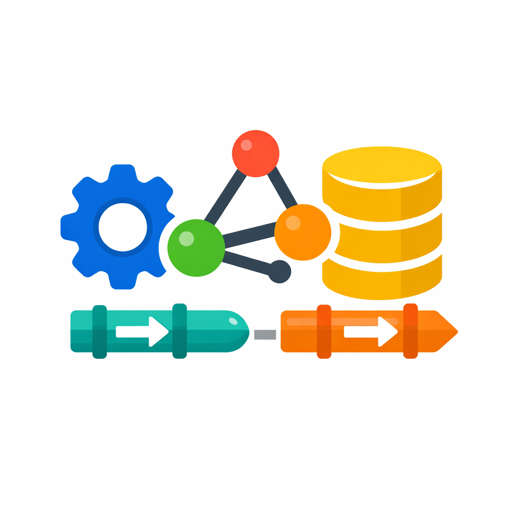 Machine learning pipeline icon