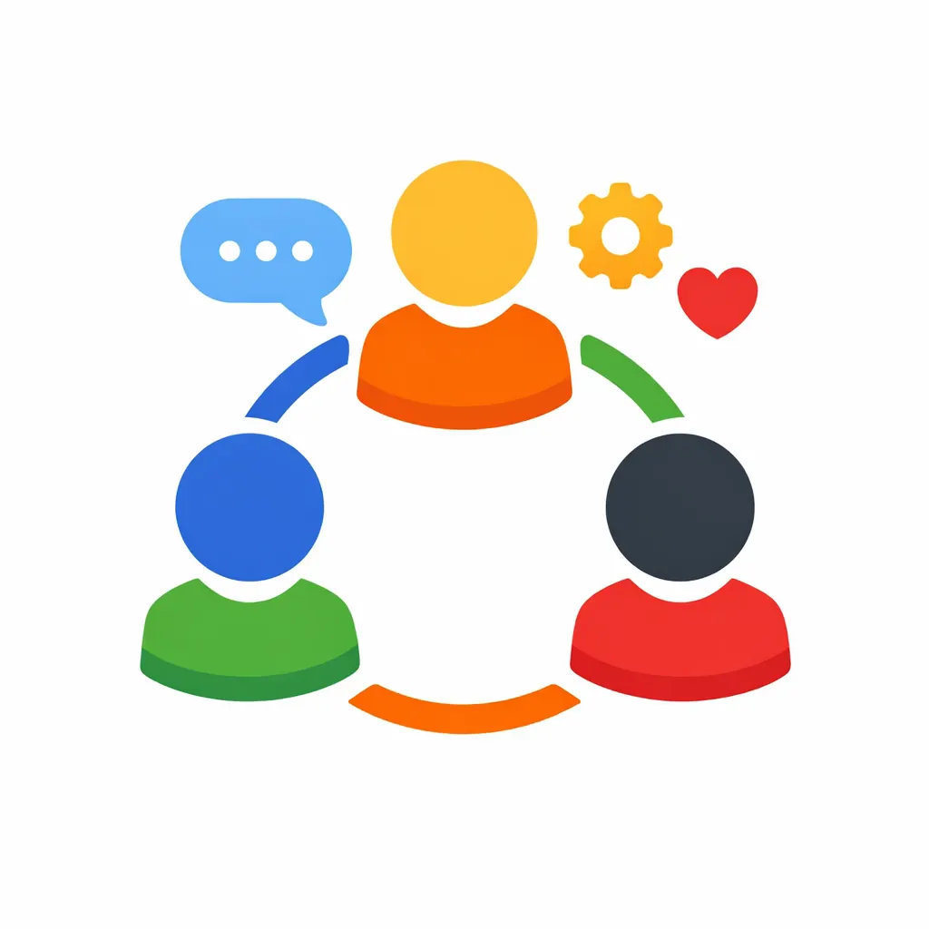 Community and collaboration icon