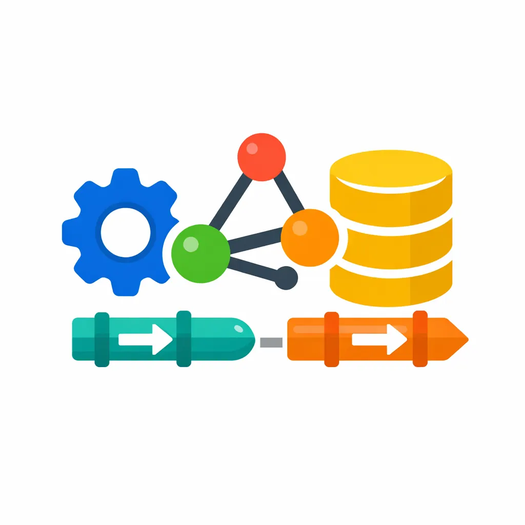 Machine learning pipeline icon